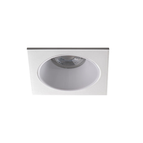 GU10 Recessed Square Downlight 75mm Cut-out White IP20