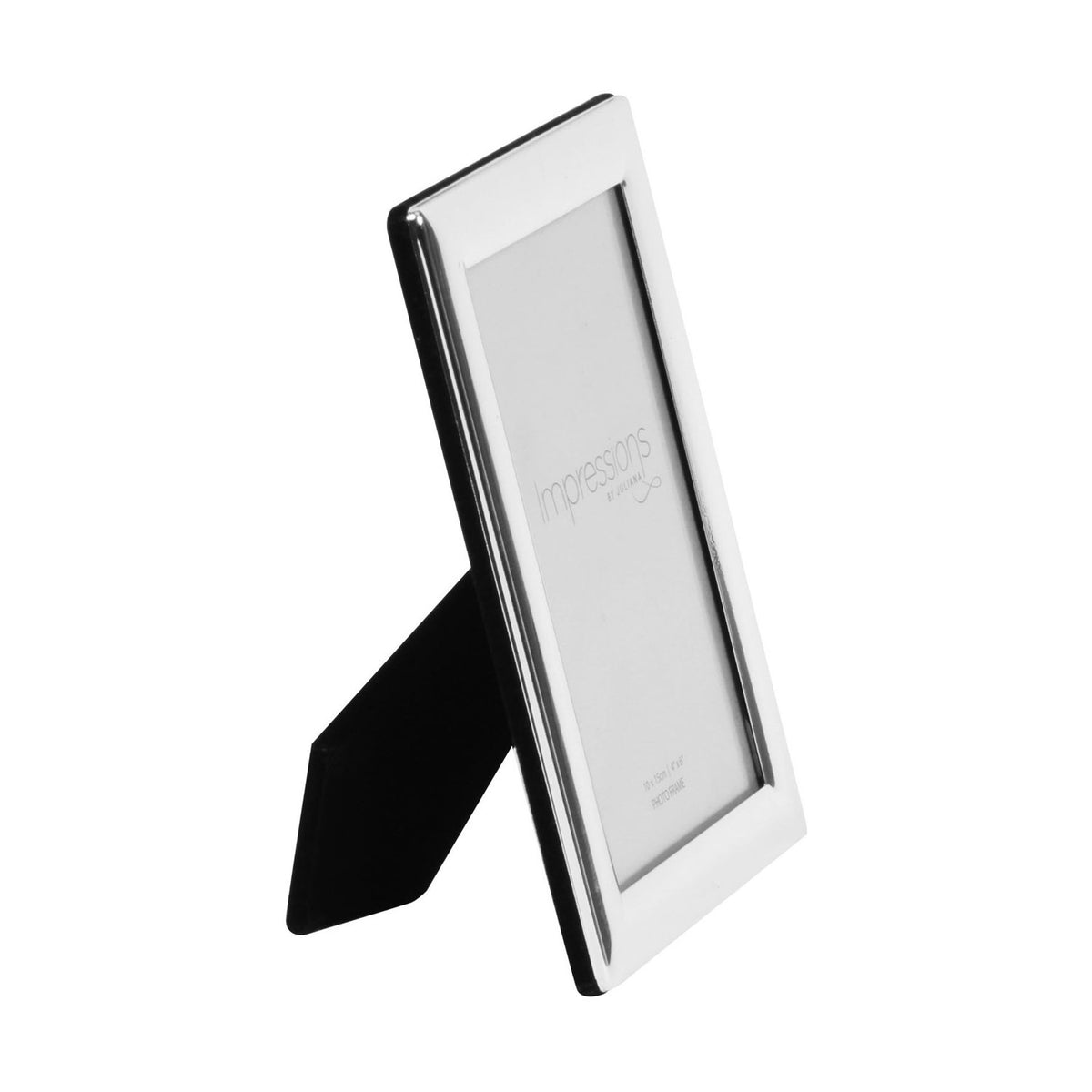 Curved Edge Silverplated Metal Photo Frame 6 x 4in - Silver