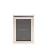 Curved Edge Silverplated Metal Photo Frame 6 x 4in - Silver