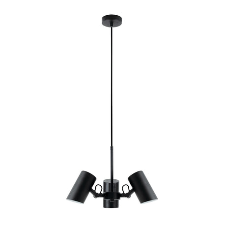 Agzar 3 Light E14 Pendant - Black