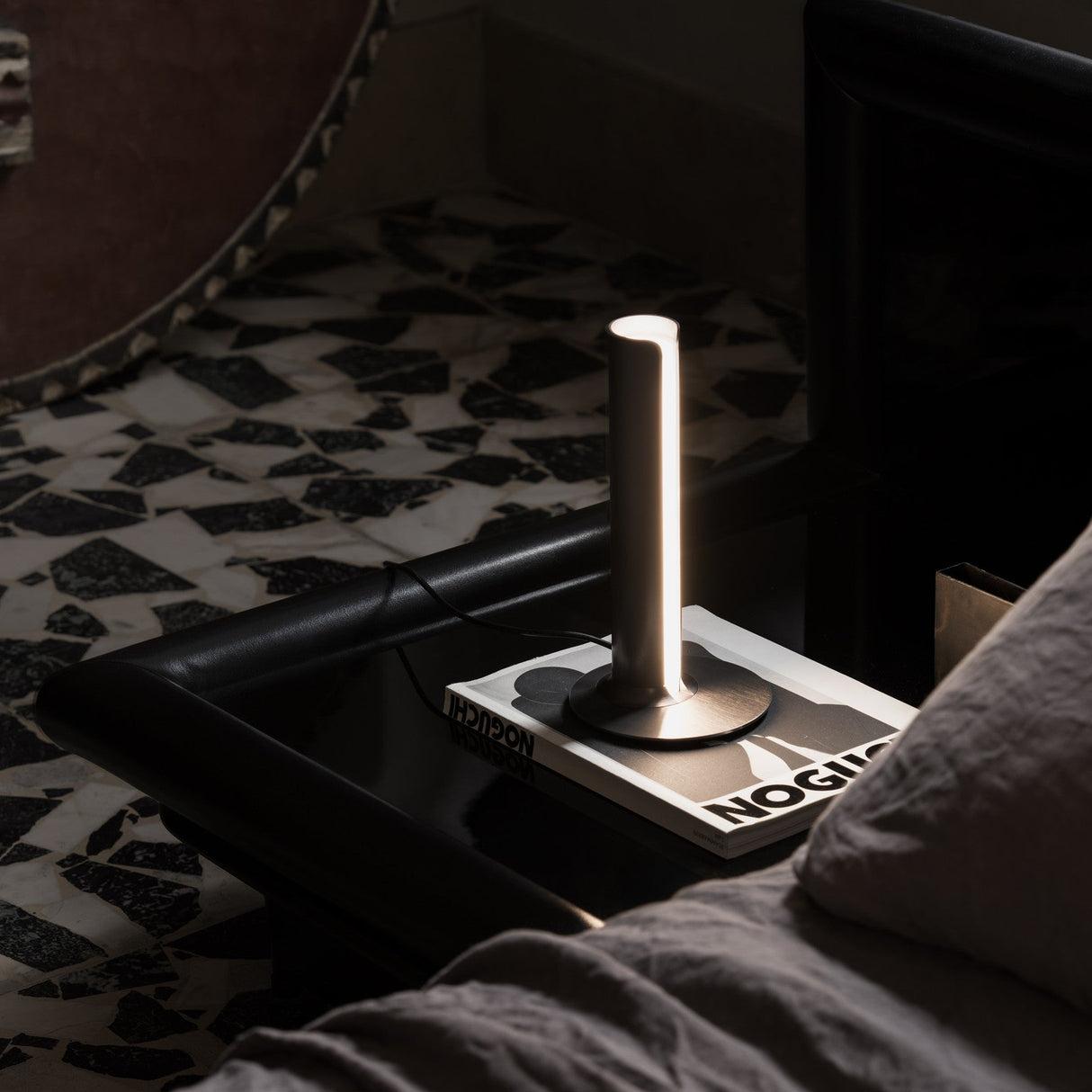 Dorica Table Lamp - Brass in situ