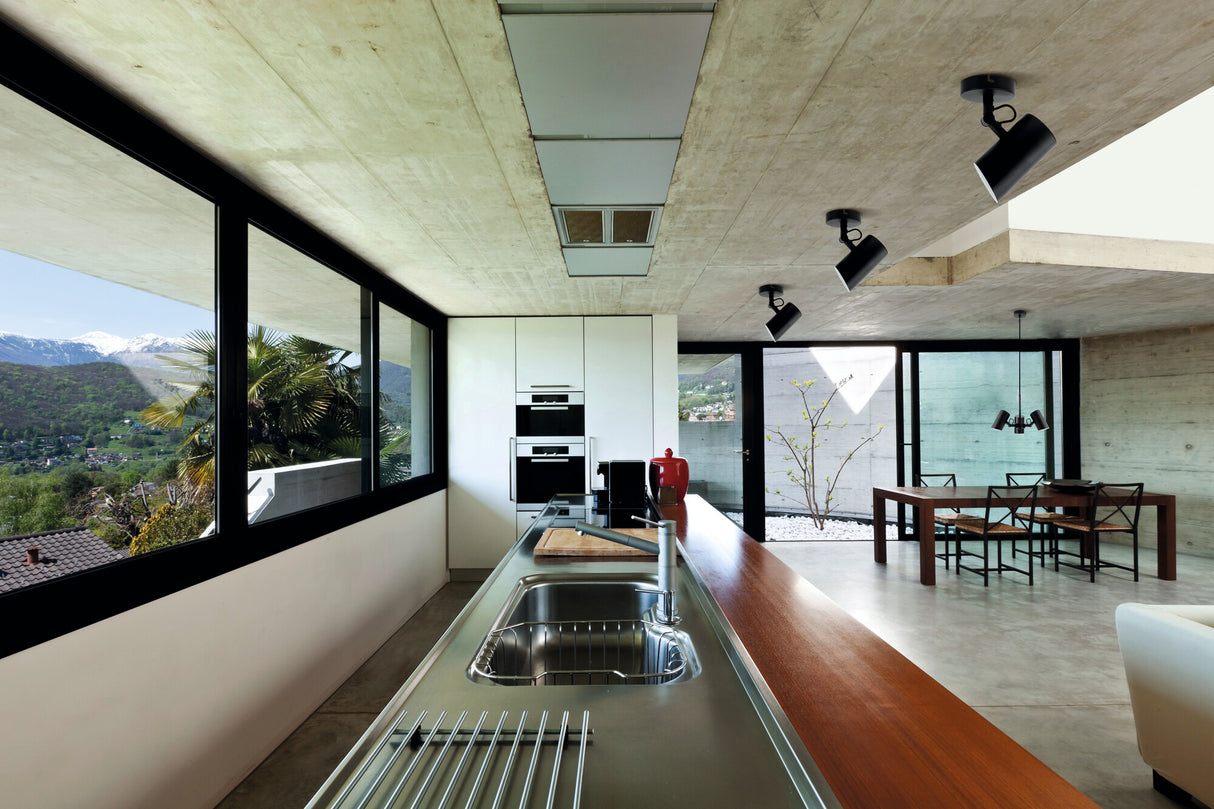 AGZAR E14 Ceiling Light - Black