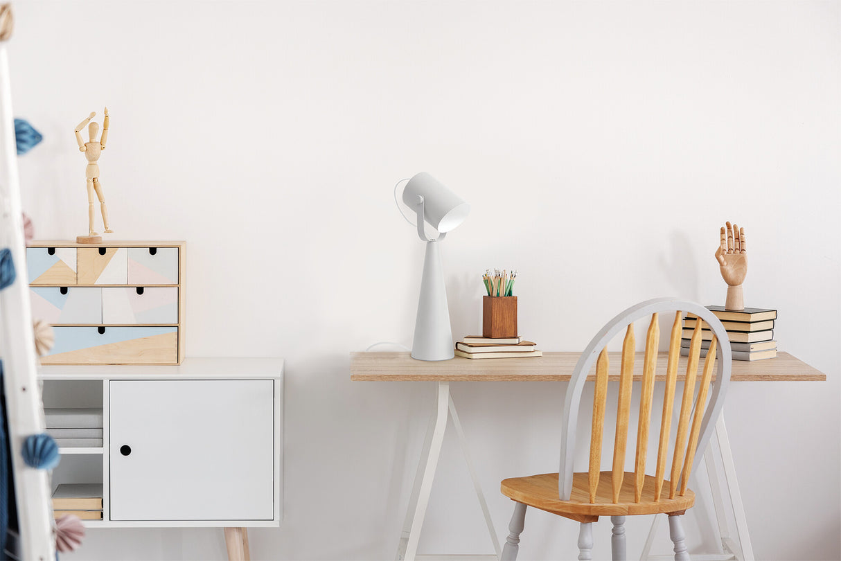 LARATA 5W Adjustable E27 Desk Lamp - White