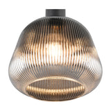Tarifa Glass Pendant – Matt Black