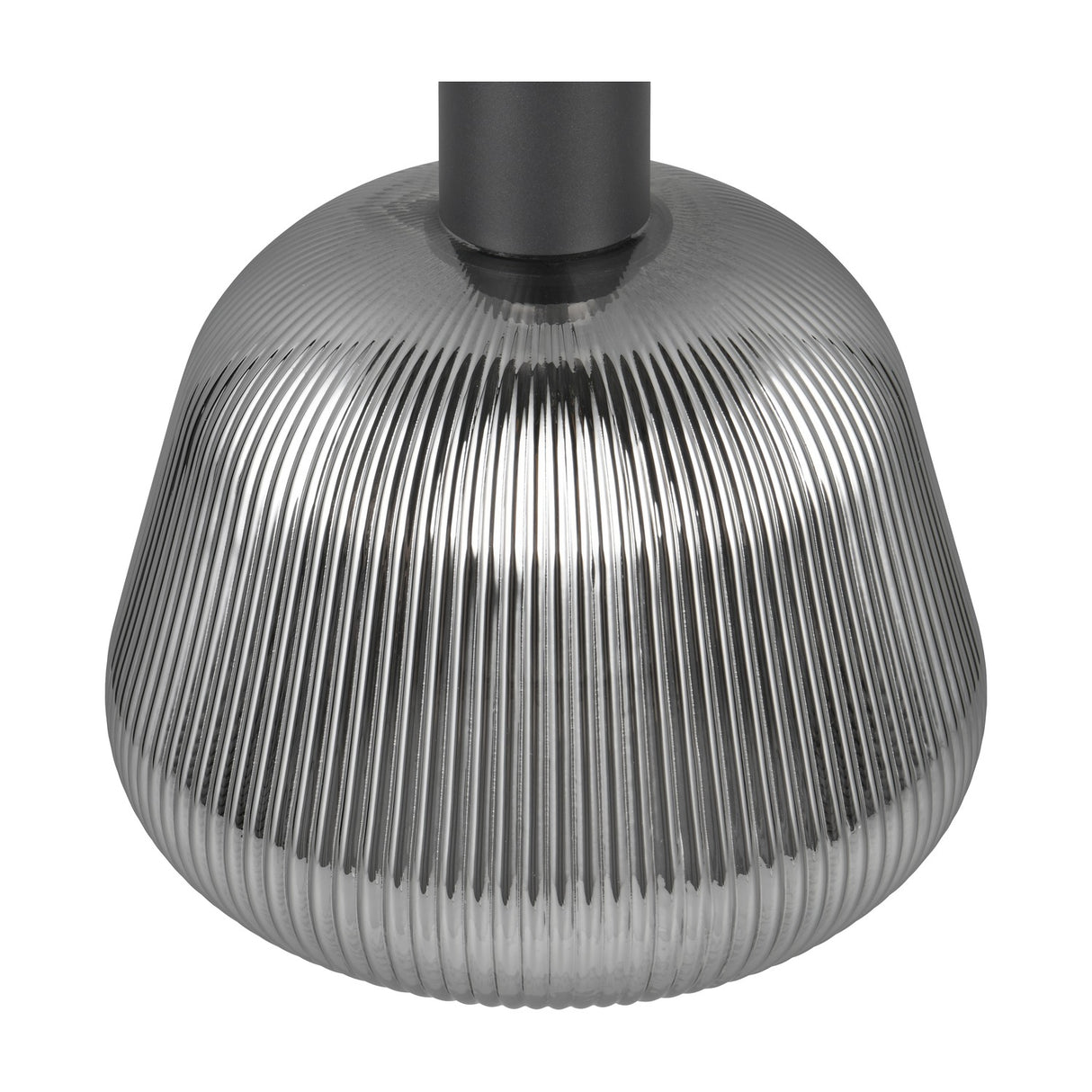 Tarifa Glass Pendant – Matt Black