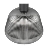 Tarifa Glass Pendant – Matt Black