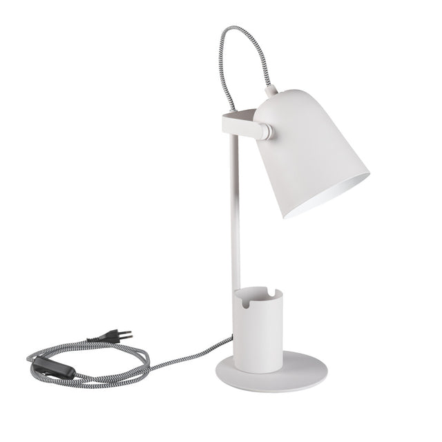 RAIBO 5W E27 Desk Lamp Adjustable Arm - White