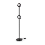 Bloom Floor Lamp - Black & Grey Glass