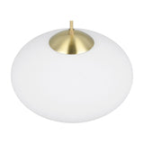 Fomento Globe 40cm Pendant – Satin Brass