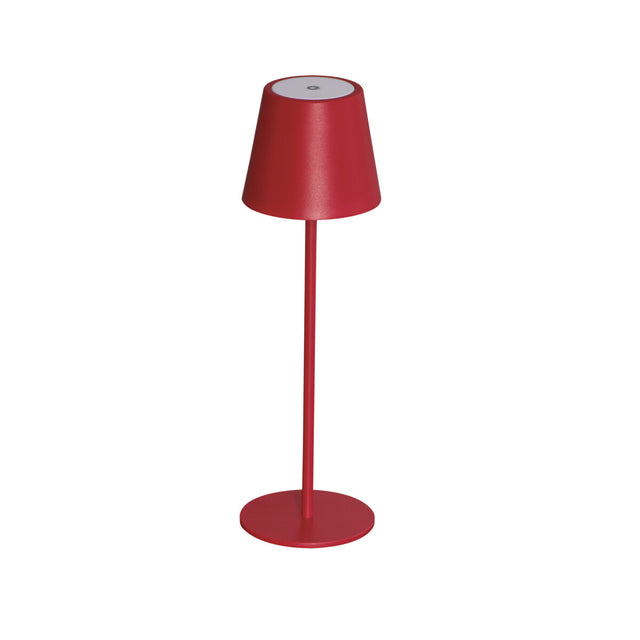 Inita Cordless Rechargeable Outdoor Table Lamp IP54 - Red