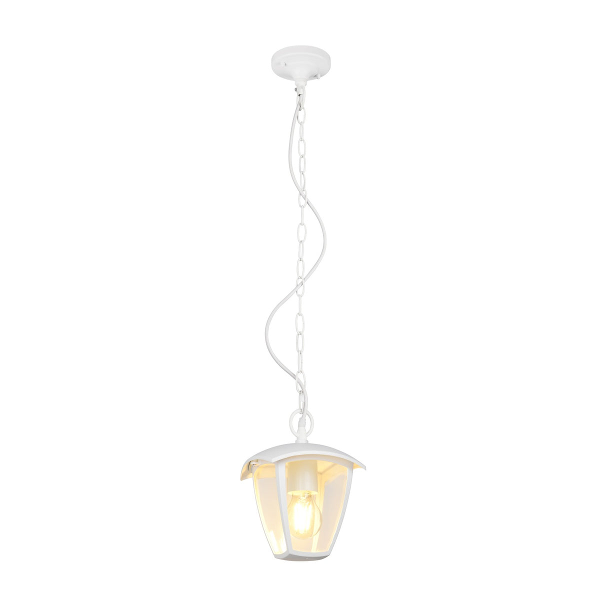 Venta Glass Pendant – Matt White