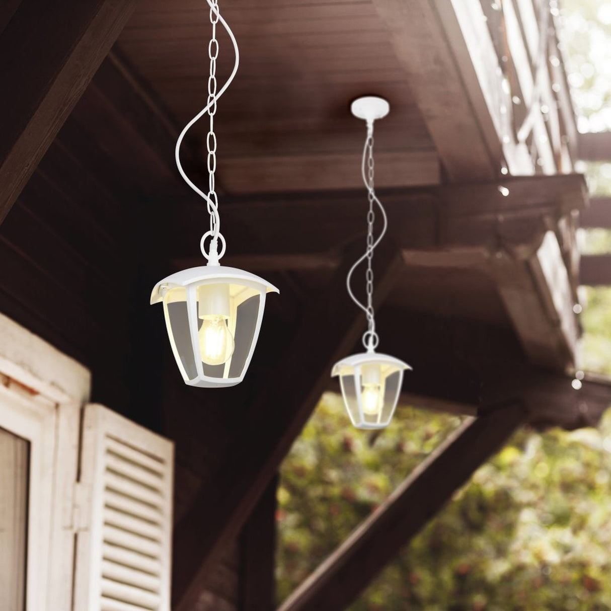 Venta Glass Pendant – Matt White