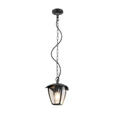 Venta Glass Pendant – Matt Black