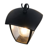 Venta Glass Pendant – Matt Black