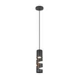 Stream Spiral Chandelier – Matt Black