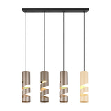 Stream 4 Light Linear Chandelier – Multicoloured