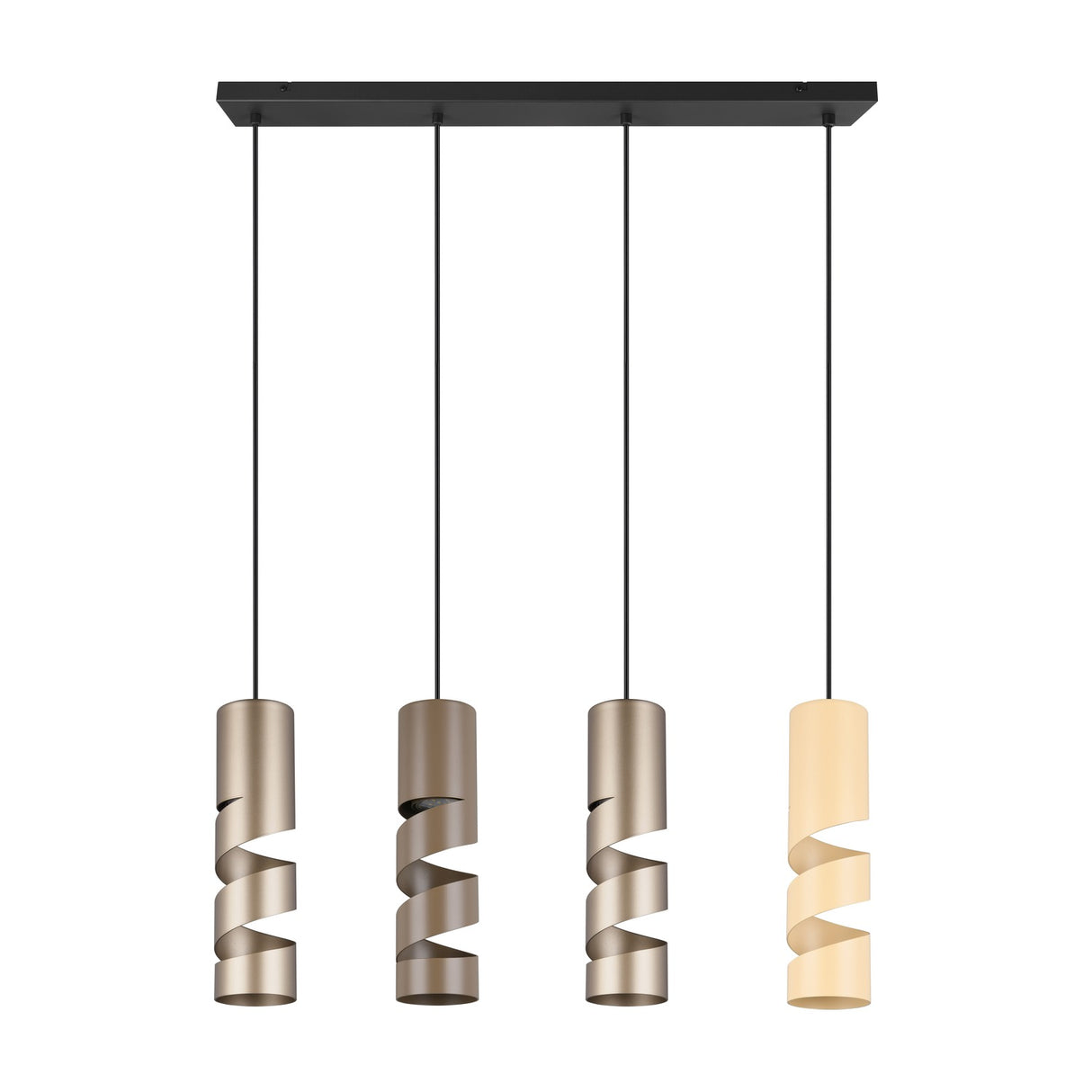 Stream 4 Light Linear Chandelier – Multicoloured