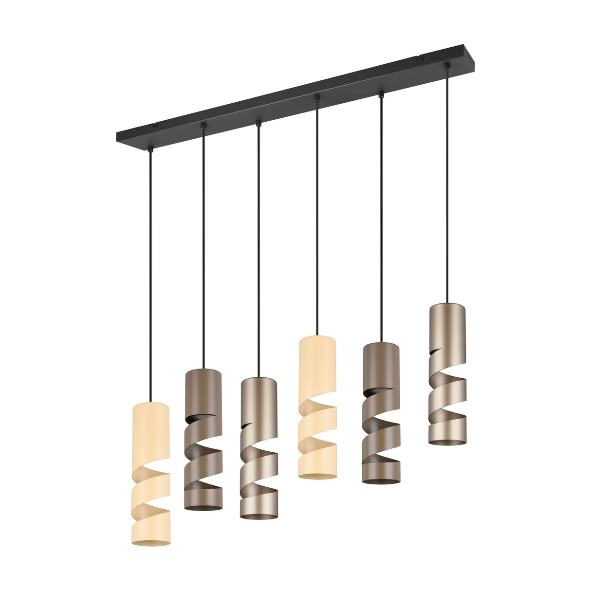 Stream 6 Light Chandelier – Multicoloured