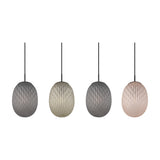 Facette 4 Light Glass Chandelier – Matt Black