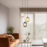 Facette 3 Light Globe Chandelier – Matt Black