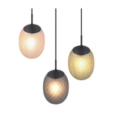 Facette 3 Light Globe Chandelier – Matt Black