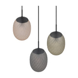 Facette 3 Light Globe Chandelier – Matt Black