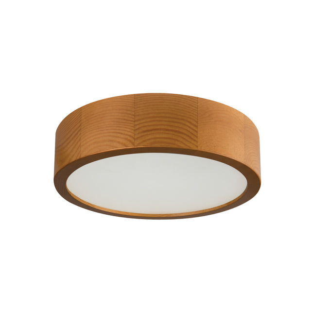 Jasmin Ø280 20W Round E27 Ceiling Light G/O - Golden Oak