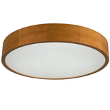 JASMIN Ø480 3x20W Round E27 Ceiling Light - Golden Oak