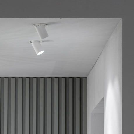 Nova Adjustable Recessed Downlight 20W 4000K - White in situ