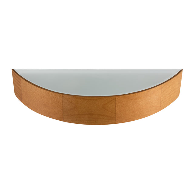 Jasmin G/O Wall Light E27 Wood - Golden Oak