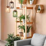 Cork 3 Light Glass Chandelier – Multicoloured