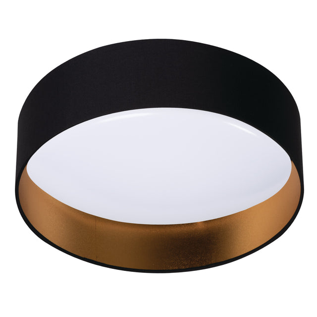 Rifa LED 17.5W Round Ceiling Light Cool White - Black/Gold B/G