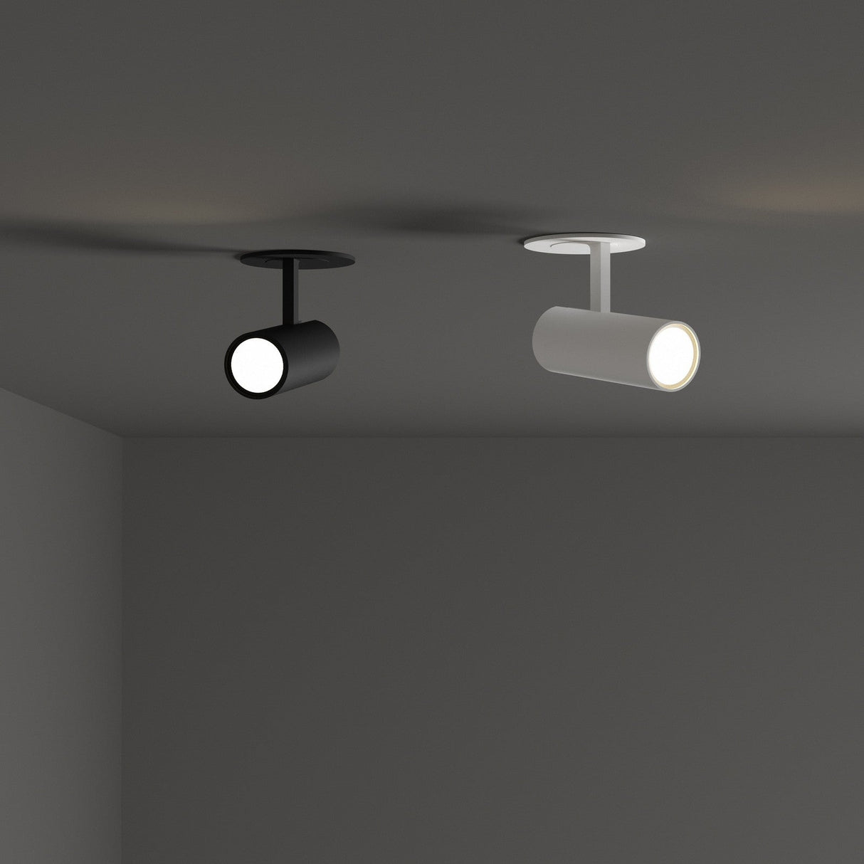 Play Adjustable Recessed Downlight 13W 3000K - Black in situ