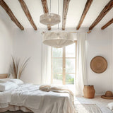 Svea Rattan 46cm Pendant – Cream