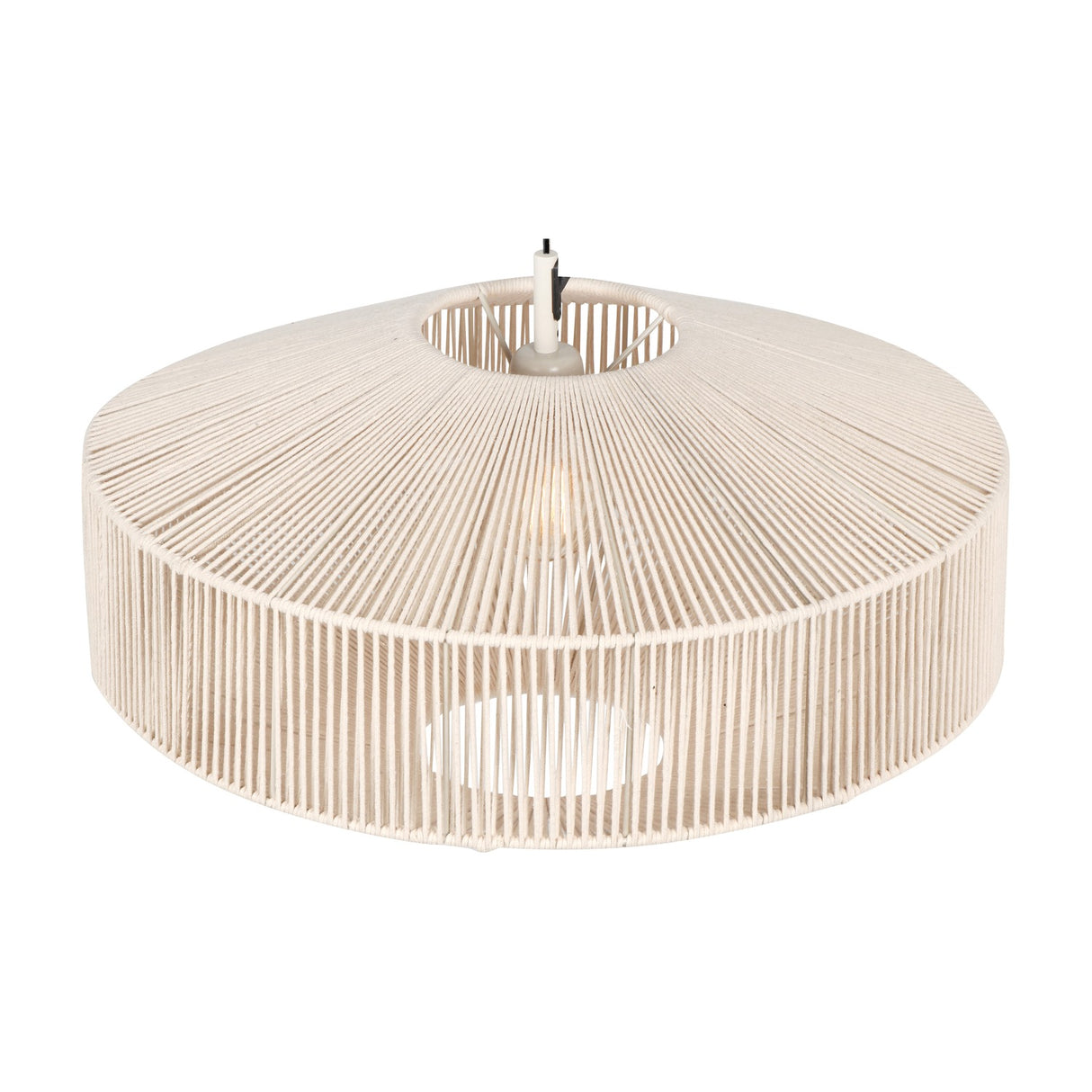Svea Rattan 61cm Pendant – Cream