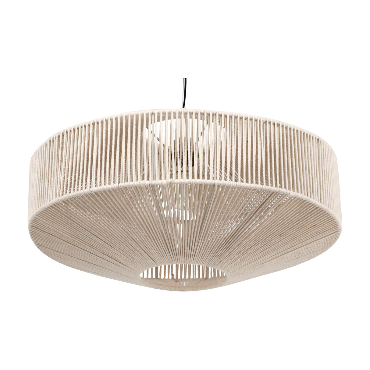 Svea Rattan 61cm Pendant – Cream