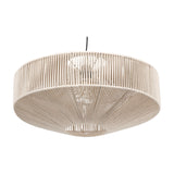 Svea Rattan 61cm Pendant – Cream