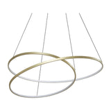 Oz Round Pendant Light 1000mm 3000K - Brass