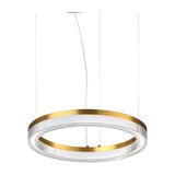 Crown Pendant Light 400mm - Brass