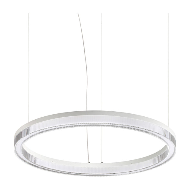 Crown Pendant Light 600mm - White
