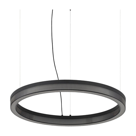 Crown Pendant Light 600mm - Black