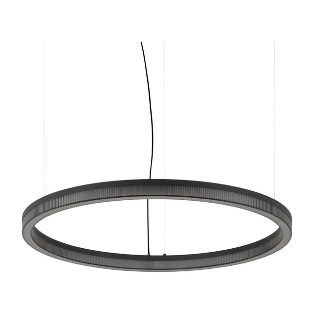 Crown Pendant Light 800mm - Black