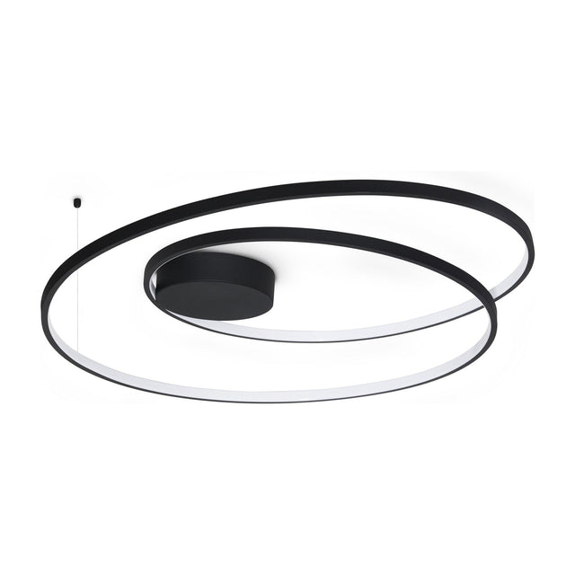 Oz Ceiling Light 800mm 3000K - Black