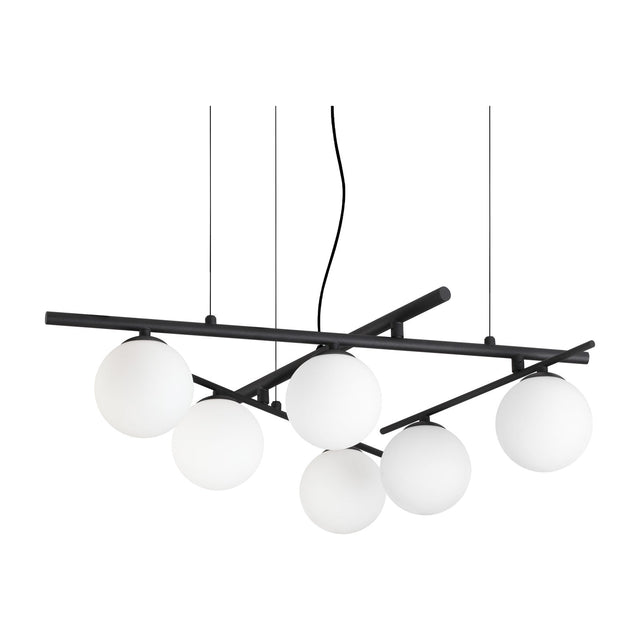 Atlas 6 Light Chandelier - Black
