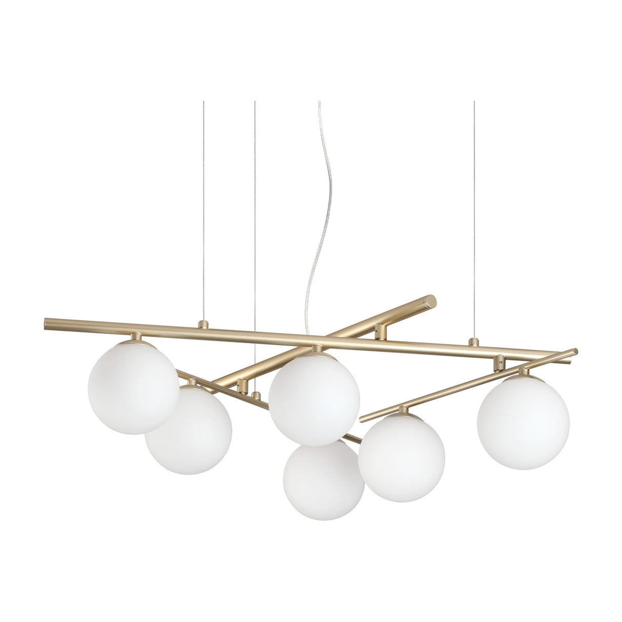Atlas 6 Light Chandelier - Gold