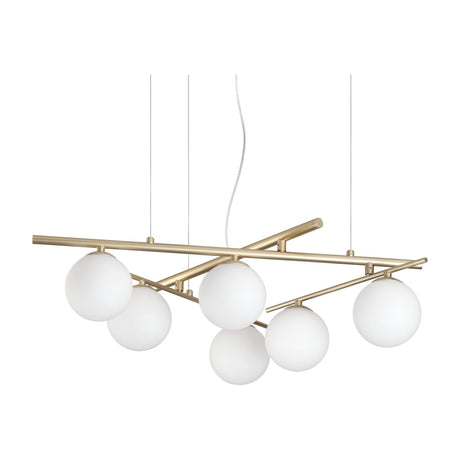 Atlas 6 Light Chandelier - Gold