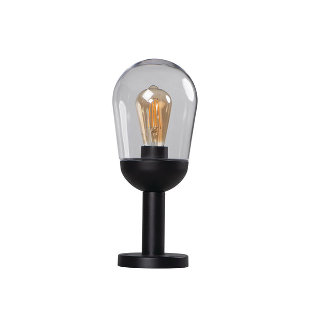 Liego Surface 37 15W E27 Garden Spike Light - Black