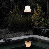 Arcadia Outdoor Post Light - White in situ