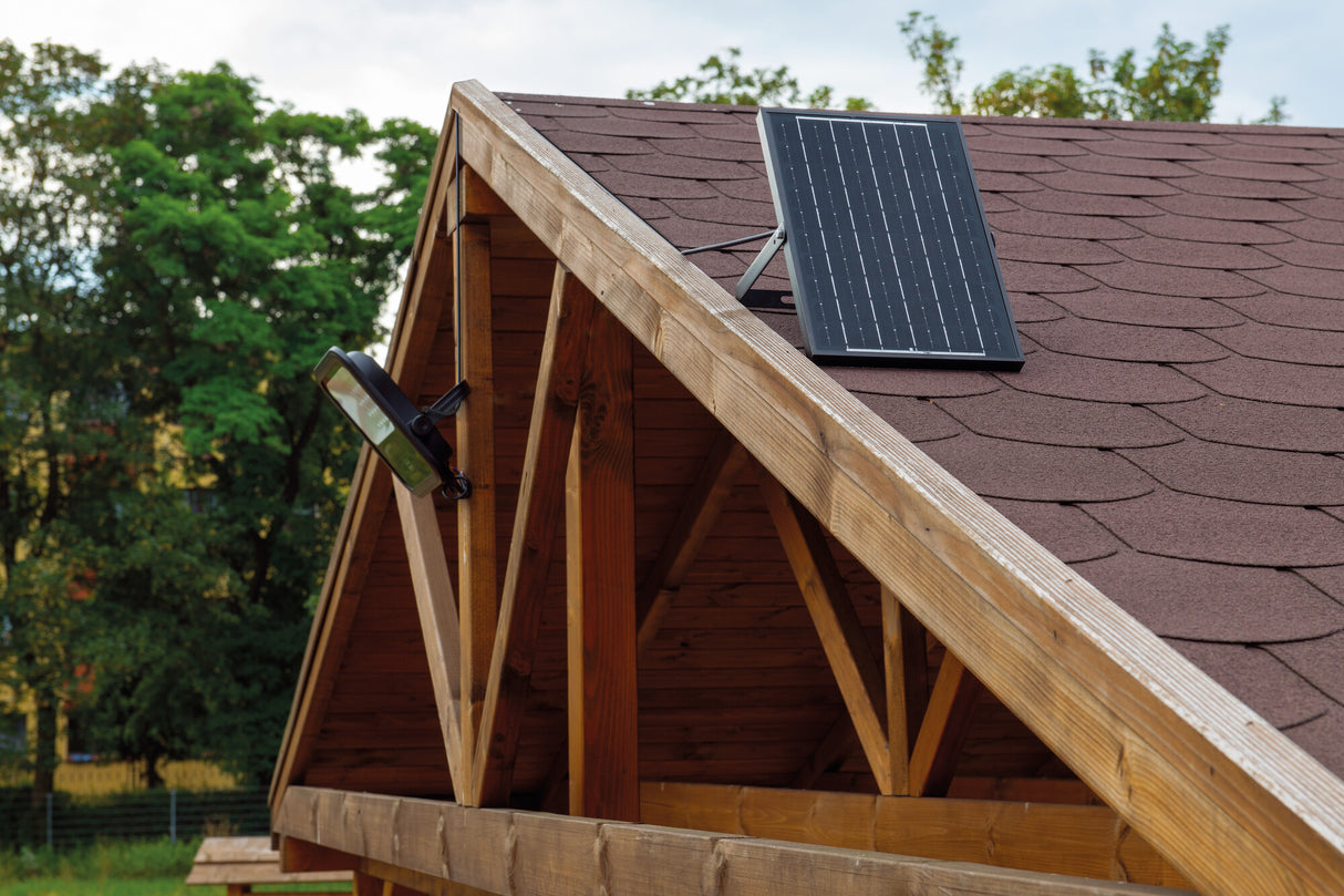 FL Sone 270x50 15W Solar LED Bulkhead IP65 - Anthracite