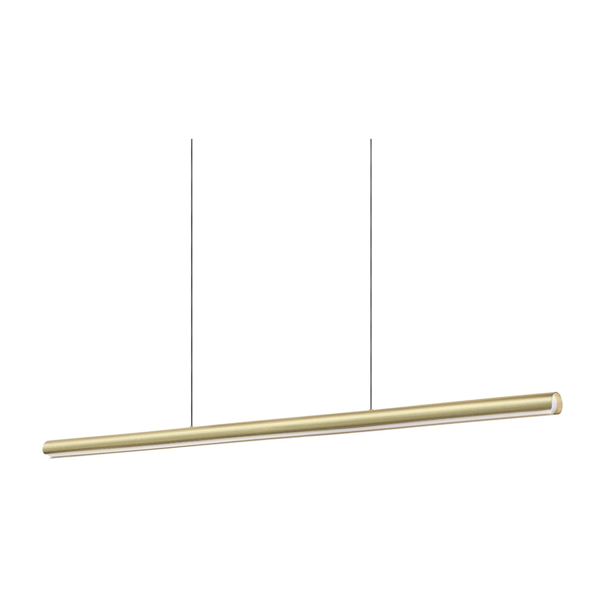 Dorica Linear Pendant Light - Brass